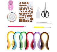 Xm Kit De Quilling Du Papier De Haute Qualité Ensemble D'outils De Quilling Du Papier Avec 600 Bandes De Papier Conçues Pour Le Papier Kraft Pour Travaux Pratiques