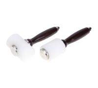 Xm Marteau De Sculpture Sur Cuir Outil D'impression Bricolage Poinçon En Peau De Vache Outil De Coupe Marteau En Nylon Avec Manche En Bois Accessoires 190mm Et 215mm