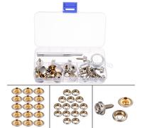 Xm Mayitr Ensembles De Attaches Instantanées Robustes 15mm Kit De Clous À Pression Outils De Fixation Boutons De Couture Pour Vêtements De Bricolage
