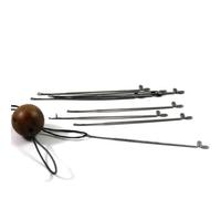 Xm Mini Aiguilles De Perles Artisanales En Acier Inoxydable De 50pcs