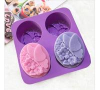 Xm Moule À Savon Papillon En Silicone 18.5*16.5cm Bricolage Fait À La Main Ustensiles De Cuisson Dessert Décoration Cookies Pochoir De Fondant