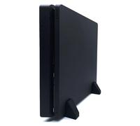 XM&QY Support Vertical pour PS4 Slim PlayStation 4 Slim Pieds en Silicone Support de Base Stable Antidérapante Assez d'espace pour Le Refroidissement, Noir