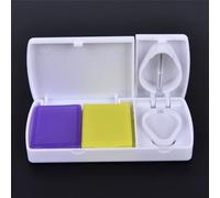 Xm Stockage De Pilule Portable Rectangulaire Médecine Couteau De Coupe Pilule Segmentation Rompre Récipient De Pilule