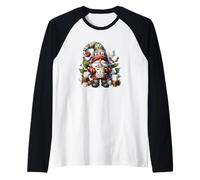 Xmas Hot Chocolate GNOME for Women and Christmas Mug Manche Raglan