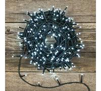 Xmas King Chaîne MINILUCCIOLE Blanc Éclairage de Noël, Multicolore, Unique