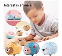 Xmas pull back car inertial power magnetic bumper kids toys tumbler obedient - multicolore