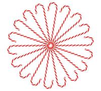 Xmas Tree Ornaments Candy Cane,24 Pieces Plastic Christmas Candy Canes Hanging Ornament Christmas Tree Decorations for Christmas Holiday New Years Home Decor Party Gift,15 cm Length Style-1