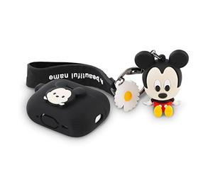 XMBYGY Airpods Pro 2nd Generation Case Cover avec Doll and Keychain, Cute Skin Design Silicone Charging Case Housse de Protection Accessoires Compatible pour Airpods Pro 2 Case 2022 (Mickey)