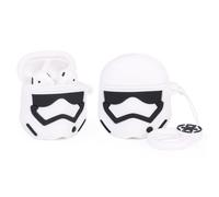 XMBYGY Coque de protection en silicone pour Airpods 2e/1ère génération 2019/2016, motif personnage d'animation 3D, coque de protection antichoc avec porte-clés pour écouteurs Airpods 1/2 (soldat