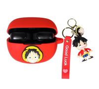 XMBYGY Coque pour écouteurs Bose Ultra ouverts (2024), coque de protection antichoc en silicone avec lanière anti-perte de poupée de dessin animé pour homme et femme (LUF)