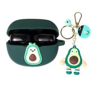 XMBYGY Coque pour écouteurs Bose Ultra ouverts (2024), coque de protection antichoc en silicone avec lanière anti-perte de poupée de dessin animé pour homme et femme (avocat)