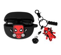 XMBYGY Coque pour écouteurs Bose Ultra ouverts (2024), coque de protection antichoc en silicone avec lanière anti-perte de poupée de dessin animé pour homme et femme (DEP)