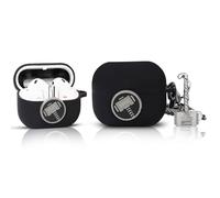 XMBYGY Coque pour Samsung Galaxy Buds 3 et Galaxy Buds 3 Pro Écouteurs avec poupée et mousqueton, coque de protection antichoc en silicone avec motif de peau de dessin animé pour homme, femme,