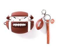 XMBYGY Étui mignon pour AirPods Pro 2e/1ère génération (2023/2022/2019) avec poupée et porte-clés en lanière anti-perte, coque en silicone résistante aux chocs avec peau de dessin animé pour AirPods