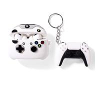 XMBYGY Housse pour AirPods Pro 2nd/1st Génération Écouteurs Sans Fil avec Poupée et Cordon Anti-Perte, en Silicone, Chargement, Protection Antichoc avec Design 3D en Relief en Carton pour AirPods Pro