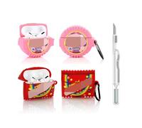 XMBYGY - Lot de 2 coques pour écouteurs sans fil Apple AirPods Pro 2e/1ère génération avec kit de stylo de nettoyage, étui de charge mignon en silicone résistant aux chocs pour AirPods Pro 1/2 (BUB +