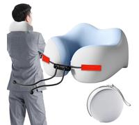 Xmccvt Coussin de Nuque | Support de Ceinture Ergonomique, Confortable et réglable - Coussin de Nuque de Voyage pour Avion - pour Chambre à Coucher, Bureau, école, Voiture, Voyage, Camping,