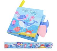 Xmccvt Livre en Tissu Doux, Livre éducatif en Tissu pour | Jouets sensoriels froissés pour,Livres froissés Doux en Tactile et Tactile, Jouets sensoriels pour, Jouet éducatif cognitif