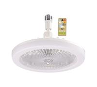 Xmccvt Ventilateur De Plafond Avec Éclairage Et Télécommande, Ventilateur De Plafond Avec Éclairage Et Minuterie Pour Chambre, Lampadaire À 3 Vitesses Et Variateur Pour Salon, Cuisine