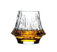 XMCF Verres à Whisky Gobelets Verre à Whisky en Verre soufflé à la Flamme du Mont Fuji Verre d'alcool de Style Japonais Simple Verre 280ml rationalisée Transparents Verres à Boire