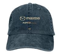 XMCMBS sur Mesure Casquette Baseball pour Mazda MX-5 2022,Anti-Soleil Coton Baseball Cap,Chapeau Ete Respirante Légère Réglable Accessoires,D