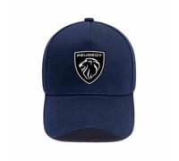 XMCMBS sur Mesure Casquette Baseball pour Peugeot Classic Sports Casual Cap,Anti-Soleil Coton Baseball Cap,Chapeau Ete Respirante Légère Réglable Accessoires,D
