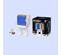 XMDCuber MoYo Meilong 2x2 Cube Stickerless, Meilong Robot Display Box Edition 2x2 Speed Cube, Fun Educational Toys for Collectible Display