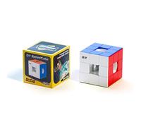 XMDCuber QY Toys 3x3 Hollow Speed Cube - 57mm Stickerless Hollow Core Racing Cube, Ultra-Smooth & Stable Lightweight Design for Enhanced Speedcubing Performance