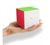 XMDCuber QY Toys Cube de vitesse sans autocollant 8 x 8, cube magique 8 x 8 x 8 cm, puzzle 70 mm, défi difficile, cadeau d'anniversaire de Noël