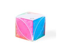 XMDCuber QY Toys ICY Amber Series Ivy Speed Cube - Frosted Amber Colour, Stickerless & Smooth, 55.5 mm