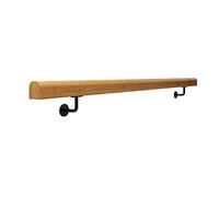 XMDEUR Mains courantes en Bois pour escaliers intérieurs - Main Courante Professionnelle antidérapante en pin | Rampe d'escalier de 1 m, 1,5 m, 2 m, 2,5 m, 3 m, pour rampes de sécurité intérieures