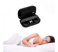 Xmenha Écouteurs de sommeil invisibles sans fil noirs pour dormeurs sur le côté - Petits écouteurs invisibles pour dormir - Mini écouteurs invisibles pour les petites oreilles
