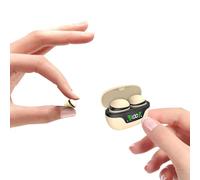 Xmenha Écouteurs invisibles sans fil - Mini micro - Petit - Écouteurs invisibles pour petites oreilles - Bluetooth - Mini écouteurs cachés discrets - Profil bas - Oreillette espion