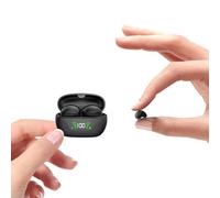 Xmenha Mini écouteurs intra-auriculaires invisibles Bluetooth sans fil Bluetooth sans fil pour dormir dans les oreilles, pour les petites oreilles, les dormeurs latéraux