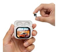 Xmenha Mini écouteurs invisibles Bluetooth sans fil avec étui à écran tactile, petits micro, discrets, pour le travail, le sommeil, les petits canaux auditifs