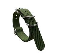xmf Bracelet de montre en nylon balistique multicolore de 15 mm avec boucle en acier inoxydable