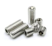 XMGKMN Lot de 10 vis sans tête M3M4M5 en acier inoxydable 316 à six pans creux pour machine fil de riz* x4 x 5 x 6 x 8 x 10 x 12 (couleur : M4 x 16)