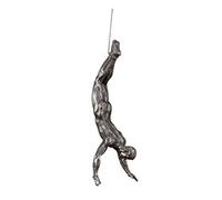 XMGoodday Sculpture en résine représentant un homme grimpant - Décoration murale créative - Finition à la main - A
