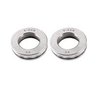 XMHF Lot de 2 roulements à billes axiaux en acier au carbone 30 mm x 51 mm x 15 mm