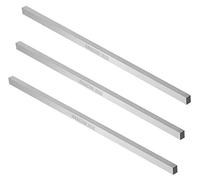 XMHF Lot de 3 embouts carrés HSS pour outil de coupe - Barre rectangulaire - 6 x 6 x 200 mm
