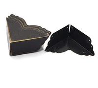 XMHF Lot de 8 protections d'angle en métal Bronze 7,1 x 7,1 x 3 cm