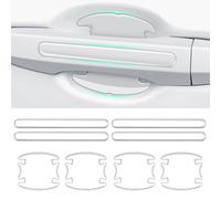 XMHLFC 8 Pièces Films de Protection de Poignée de Porte de Voiture pour Ford Transit Custom TYP FAC, FCC, 2-Door, Autocollants pour poignée de Porte de Voiture