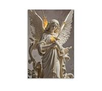 XMHMYHZJ Décoration murale moderne à suspendre avec inscription « The Ecstasy of St. Thérèse » et « Angel piercing Her Heart » - 20 x 30 cm