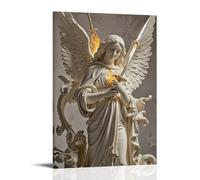 XMHMYHZJ Décoration murale moderne à suspendre avec inscription « The Ecstasy of St. Thérèse » et « Angel piercing Her Heart » - 50 x 75 cm