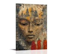 XMHMYHZJ P47CDY Poster bouddhisme Rituels du festival Ullambana Décoration murale moderne à suspendre 40 x 60 cm