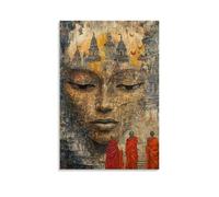 XMHMYHZJ P47CDY Poster bouddhisme Rituels du festival Ullambana Décoration murale moderne à suspendre 60 x 90 cm