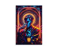 XMHMYHZJ Poster d'art pour une série de balados de musique et de science-fiction Décoration murale moderne à suspendre 30 x 45 cm
