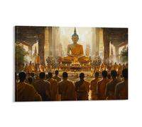 XMHMYHZJ WUA3FN Poster bouddhisme Rituels du festival Ullambana Décoration murale moderne à suspendre 60 x 90 cm