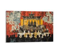 XMHMYHZJ ZCVRS9 Poster bouddhisme Rituels du festival Ullambana Décoration murale moderne à suspendre 40 x 60 cm