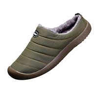 Xmiral 2022 Pantoufles en Coton imperméables pour Hommes et Bottes de ménage Chaudes en Velours Bottes de Neige Chaussons Homme Taille 7 Été